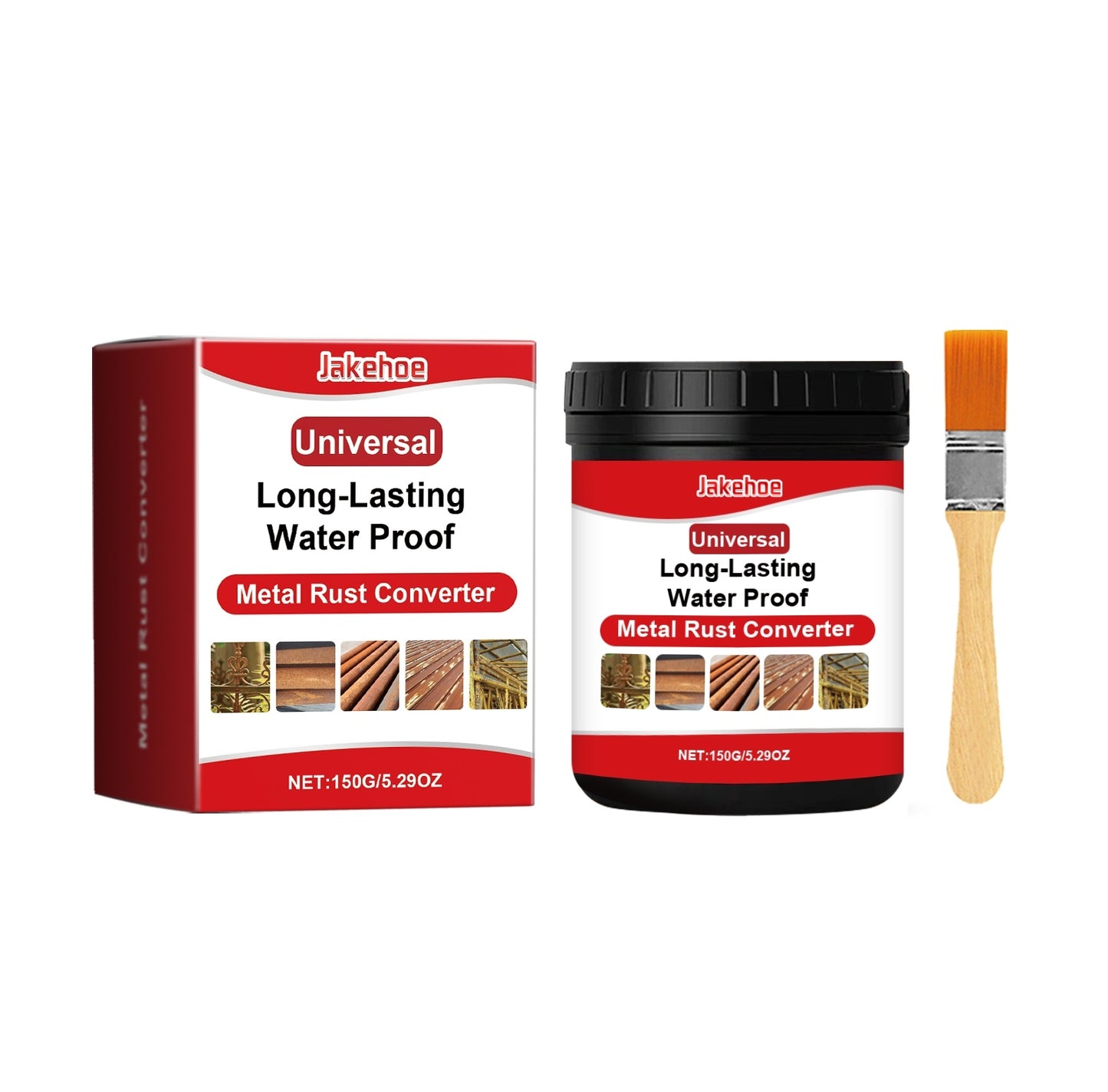 Long lasting Waterproof Metal Rust Converter for Tools and Equipment Brush