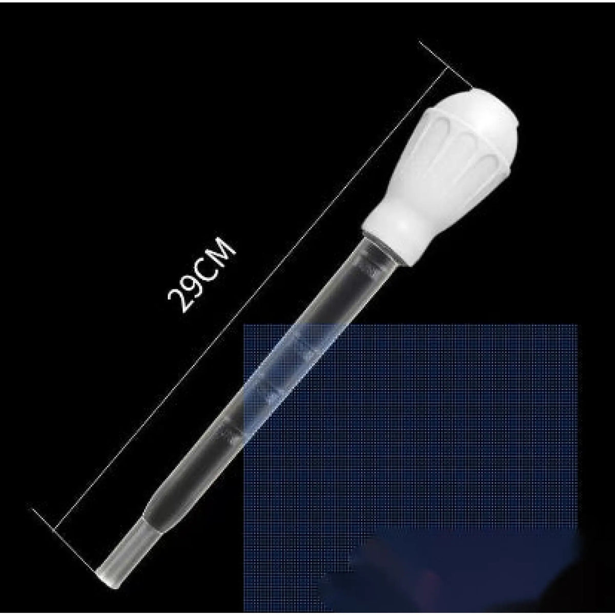 Manual aquarium siphon pipette for water changes and medication dosing