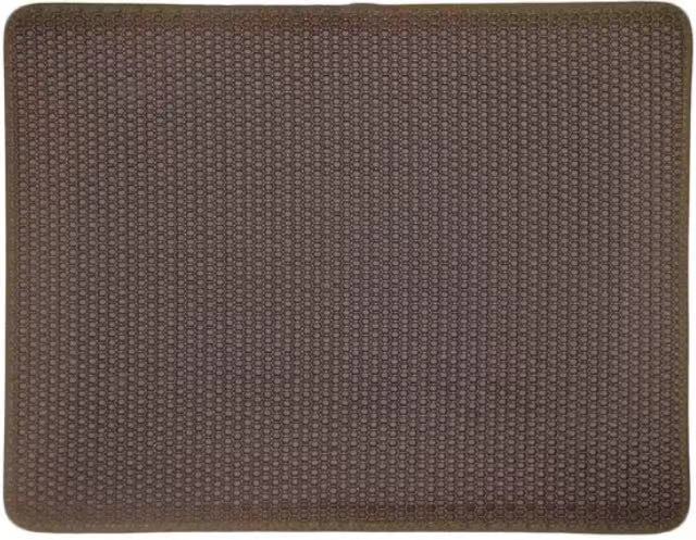 Double Layer Cat Litter Mat Anti Tracking Debris Trap Durable Stain Resistant