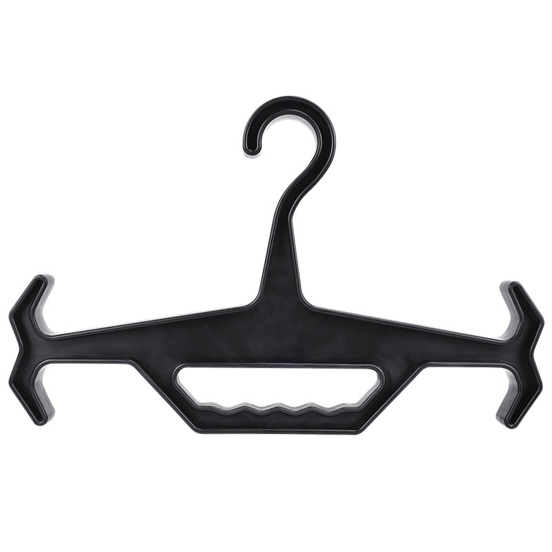 Durable ABS Vest Hanger Display With Integrated End Hook For Tactical Gear