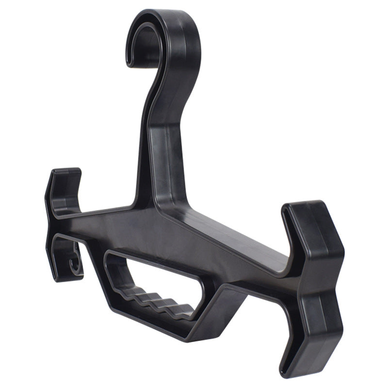 Durable ABS Vest Hanger Display With Integrated End Hook For Tactical Gear
