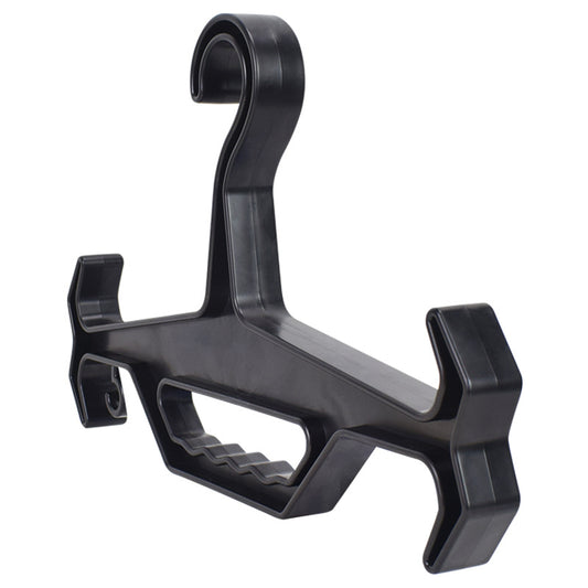 Durable ABS Vest Hanger Display With Integrated End Hook For Tactical Gear