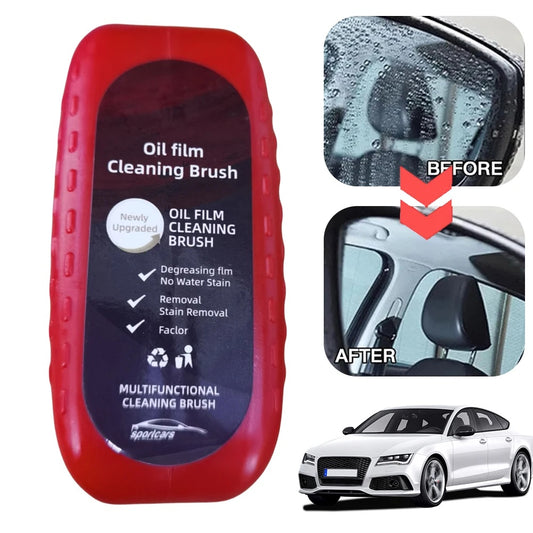 Oil Film Cleaning Brush for Windshield Glass Degreasing and Stain Removal Tool