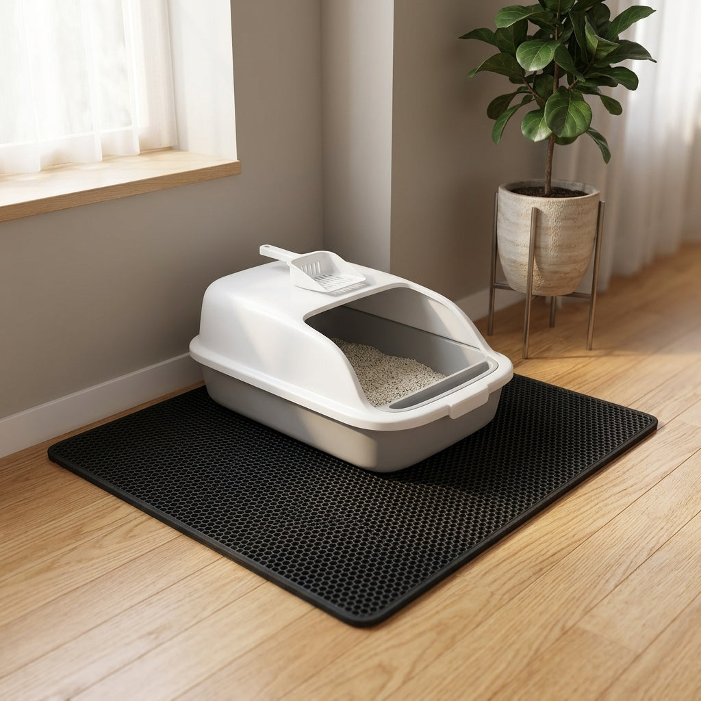 Cat Litter Mat in Home