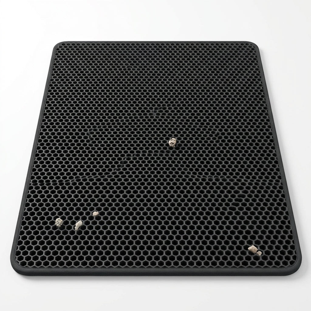 Blue Cat Litter Mat
