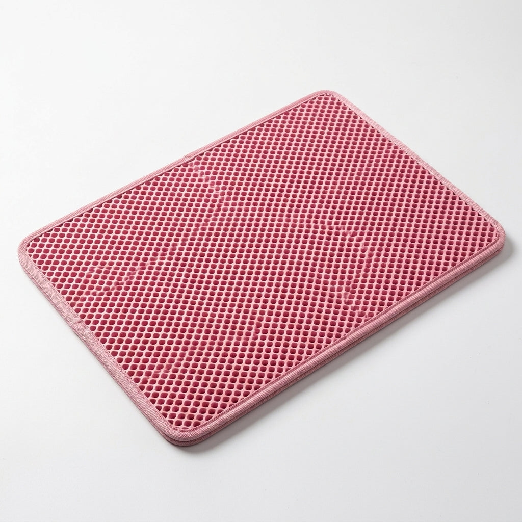 Pink Cat Litter Mat